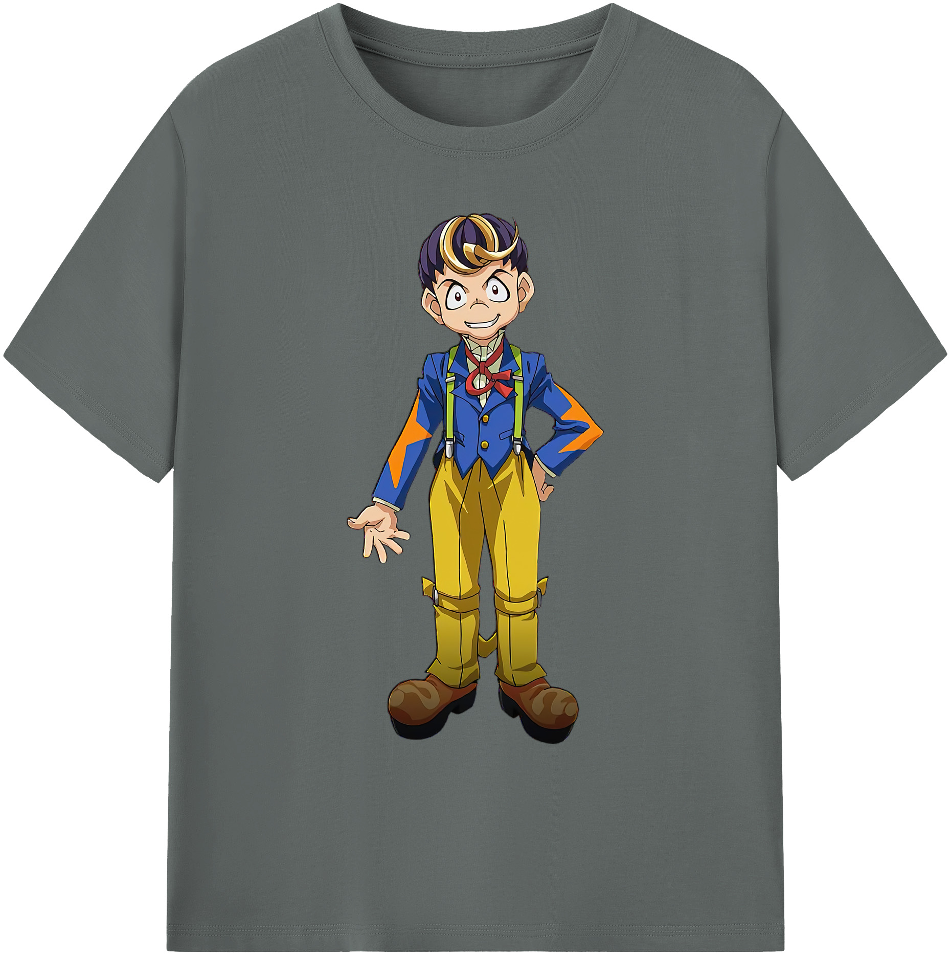 （画像用） 遊☆戯☆王 Yu-Gi-Oh! 綿100％ メンズ半袖Tシャツ｜肌触りやわらか＆通気性